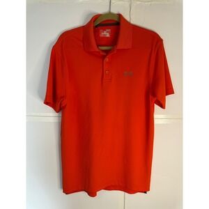 Under Armour HeatGear Polo Shirt Athletic Training Golf Loose Fit Medium